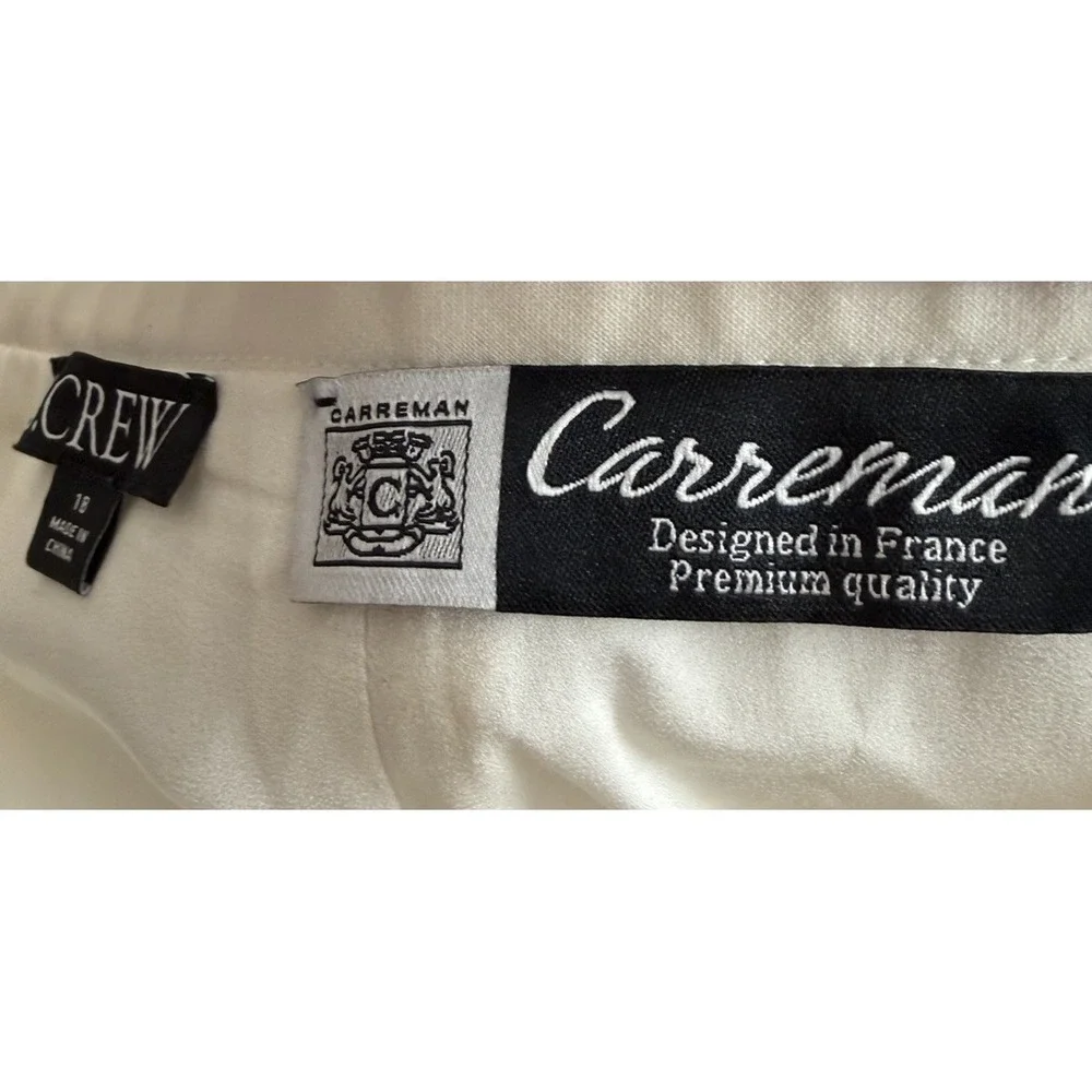 J.Crew Ivory Pencil Skirt Size 18 Career Office‎ Stretch